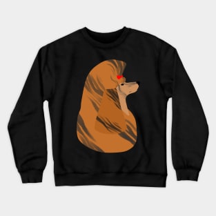 SimpliciTee Poodle - Brindle Crewneck Sweatshirt